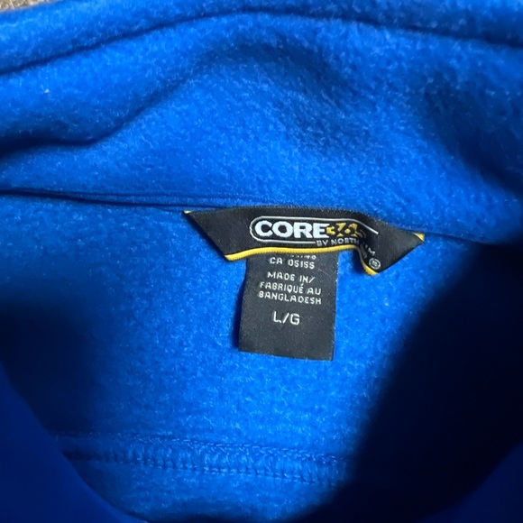 Men’s Core 365 fleece jacket in royal blue size large NWOT - Picture 2 of 5
